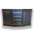 Wooden Sideboard Refinished in Black