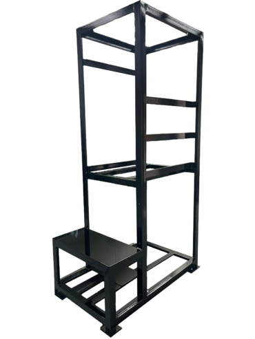 Black Industrial Equipment Frame